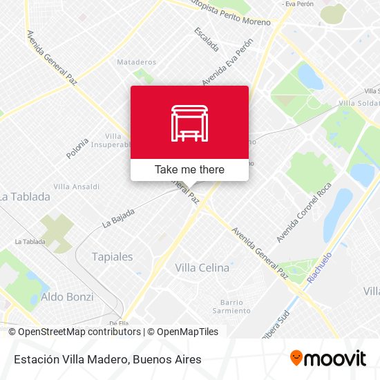 Mapa de Estación Villa Madero
