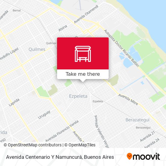 Mapa de Avenida Centenario Y Namuncurá