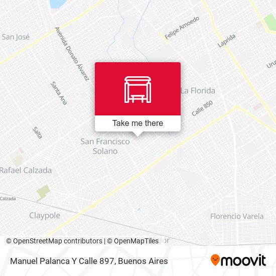 Mapa de Manuel Palanca Y Calle 897