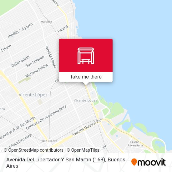Mapa de Avenida Del Libertador Y San Martín (168)