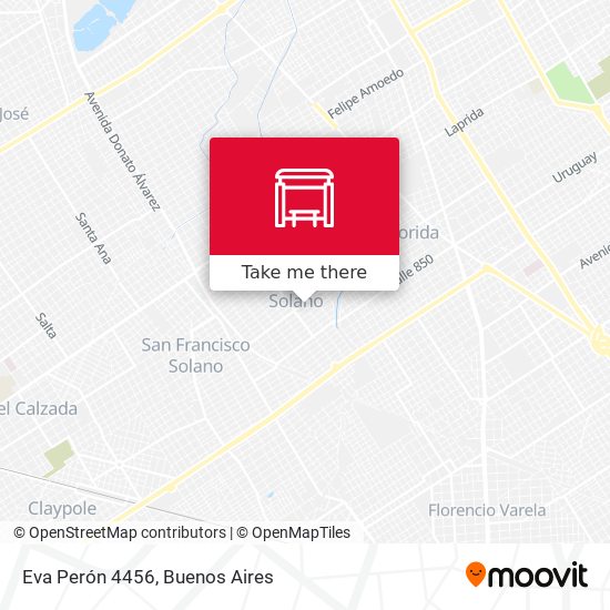 Mapa de Eva Perón 4456