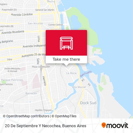 20 De Septiembre Y Necochea map