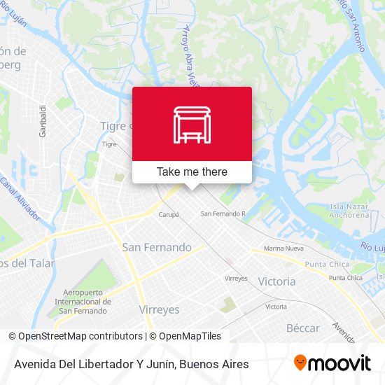 Mapa de Avenida Del Libertador Y Junín