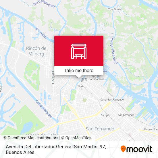 Mapa de Avenida Del Libertador General San Martín, 97