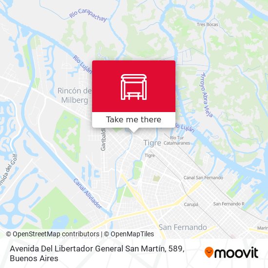 Avenida Del Libertador General San Martín, 589 map