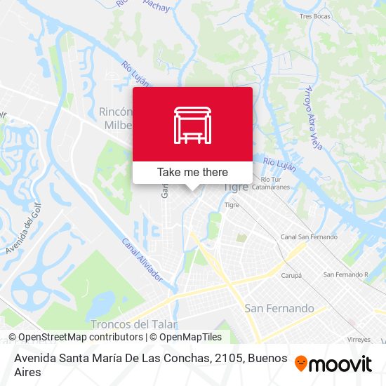 Avenida Santa María De Las Conchas, 2105 map