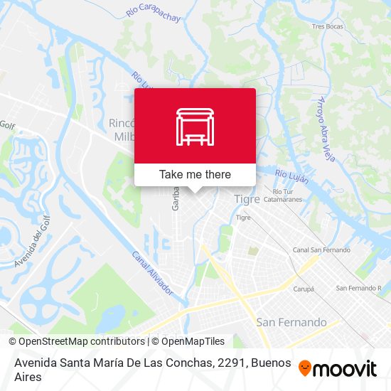 Avenida Santa María De Las Conchas, 2291 map