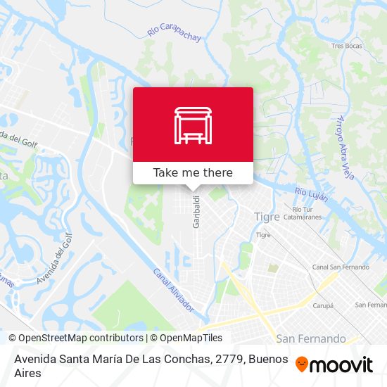 Avenida Santa María De Las Conchas, 2779 map