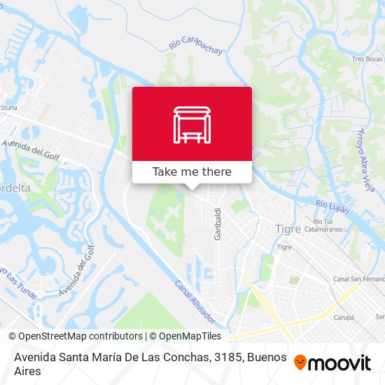 Mapa de Avenida Santa María De Las Conchas, 3185