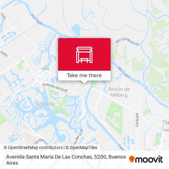 Mapa de Avenida Santa María De Las Conchas, 5200