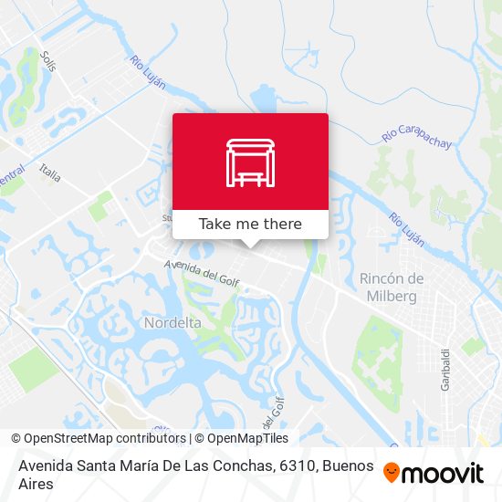 Mapa de Avenida Santa María De Las Conchas, 6310