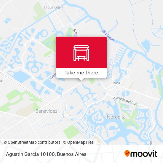Agustin Garcia 10100 map