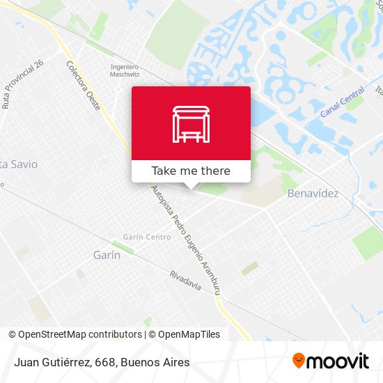 Juan Gutiérrez, 668 map