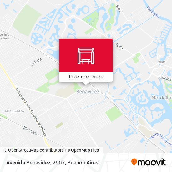 Avenida Benavidez, 2907 map