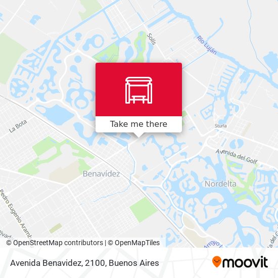 Mapa de Avenida Benavidez, 2100