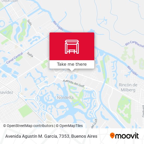 Mapa de Avenida Agustín M. García, 7353