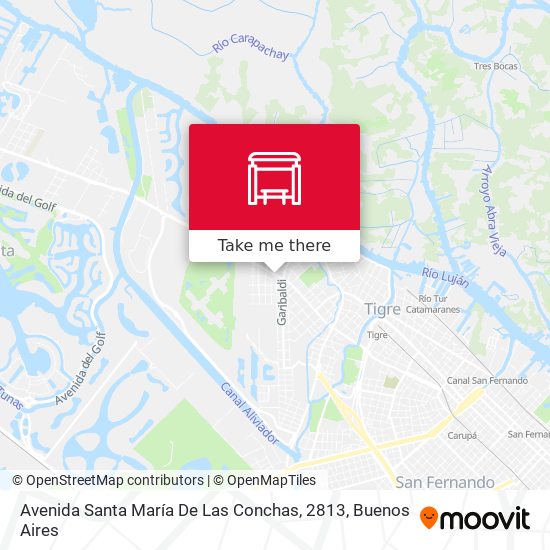 Mapa de Avenida Santa María De Las Conchas, 2813