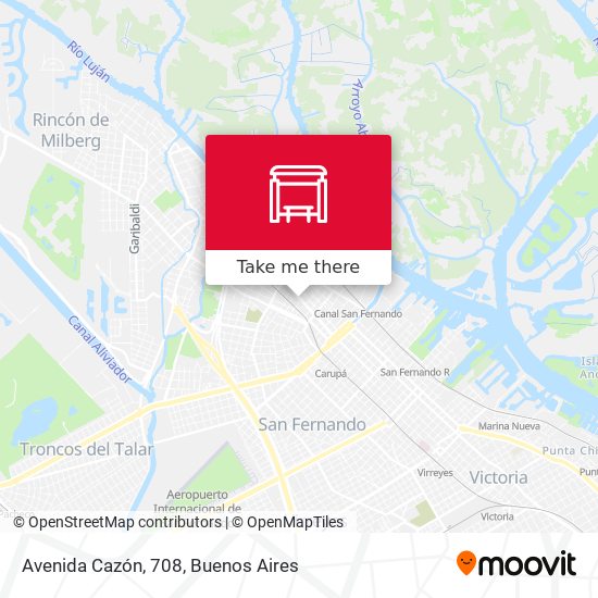 Avenida Cazón, 708 map