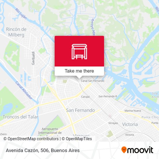 Avenida Cazón, 506 map