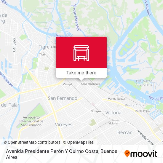 Avenida Presidente Perón Y Quirno Costa map