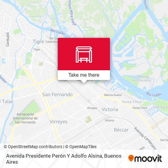Mapa de Avenida Presidente Perón Y Adolfo Alsina