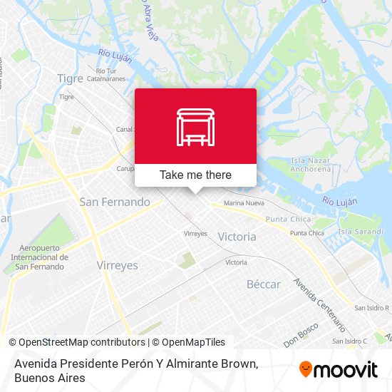 Avenida Presidente Perón Y Almirante Brown map