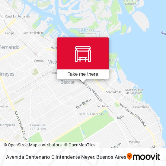 Mapa de Avenida Centenario E Intendente Neyer