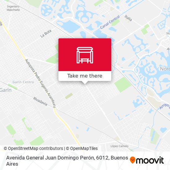 Avenida General Juan Domingo Perón, 6012 map