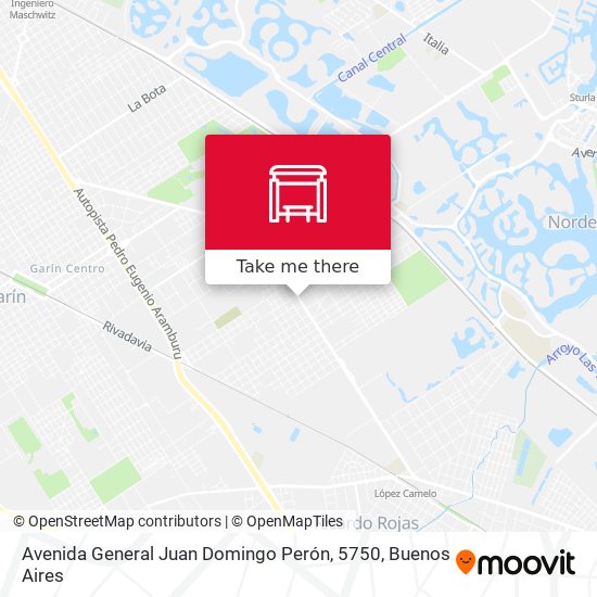 Avenida General Juan Domingo Perón, 5750 map
