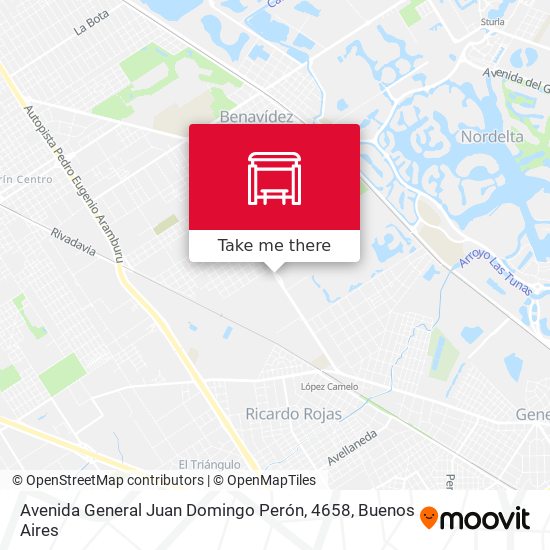 Avenida General Juan Domingo Perón, 4658 map