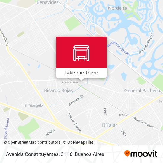 Avenida Constituyentes, 3116 map