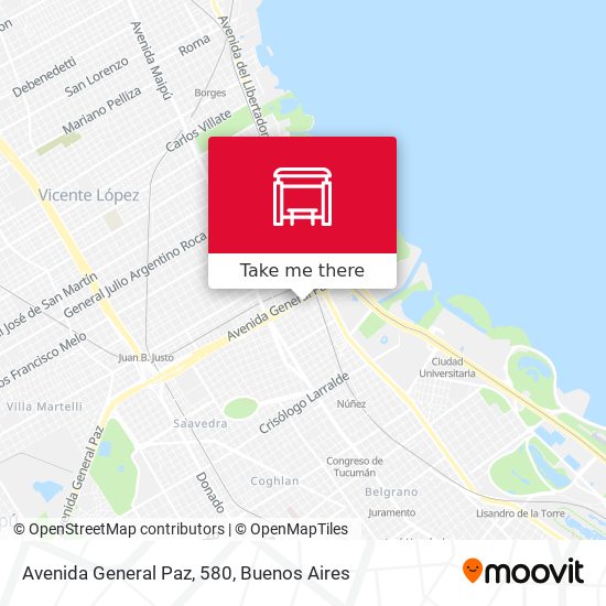 Avenida General Paz, 580 map