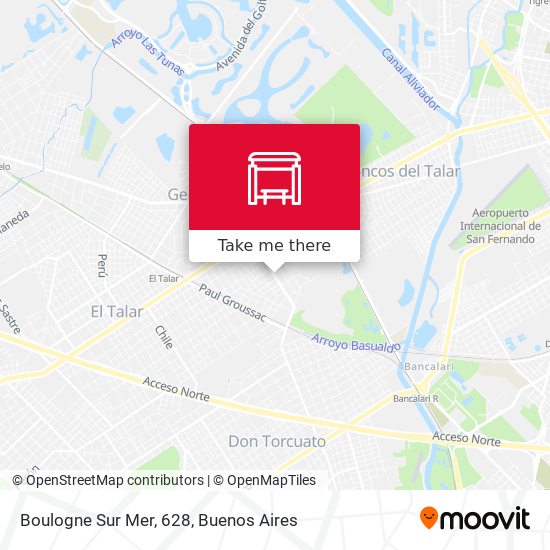 Mapa de Boulogne Sur Mer, 628