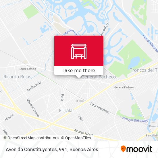 Avenida Constituyentes, 991 map