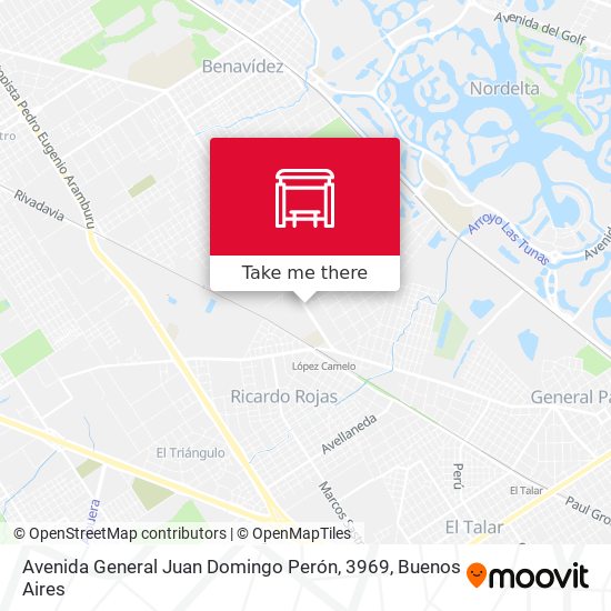 Avenida General Juan Domingo Perón, 3969 map