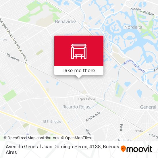 Avenida General Juan Domingo Perón, 4138 map