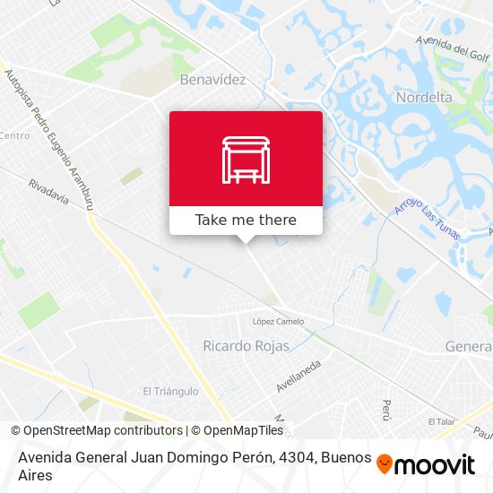 Mapa de Avenida General Juan Domingo Perón, 4304