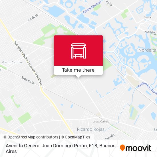 Avenida General Juan Domingo Perón, 618 map