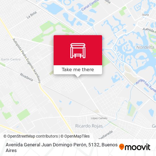 Avenida General Juan Domingo Perón, 5132 map