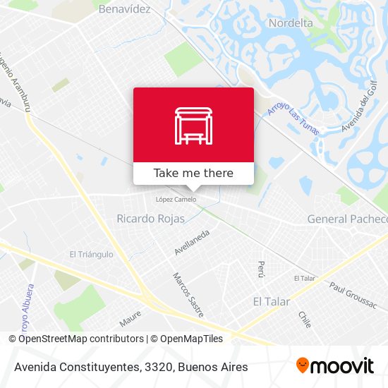 Avenida Constituyentes, 3320 map
