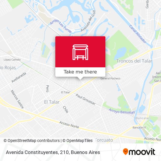 Mapa de Avenida Constituyentes, 210