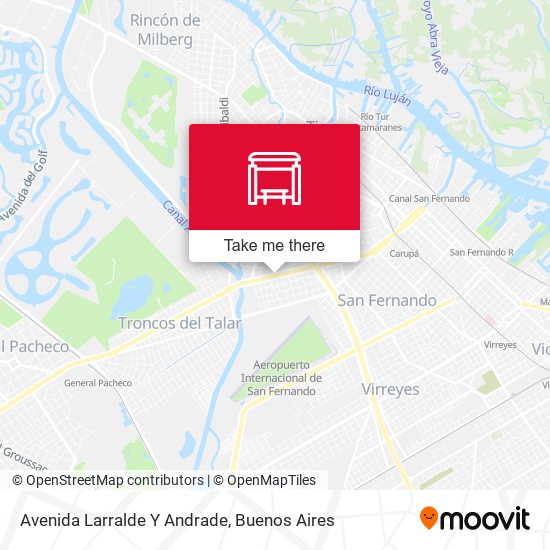 Avenida Larralde Y Andrade map