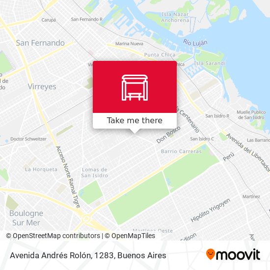 Avenida Andrés Rolón, 1283 map