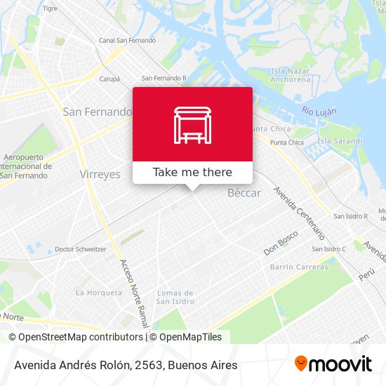 Mapa de Avenida Andrés Rolón, 2563