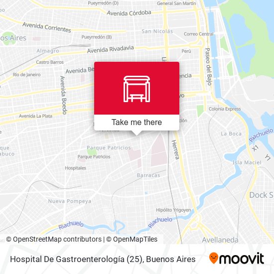 Hospital De Gastroenterología (25) map