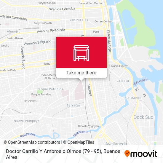 Mapa de Doctor Carrillo Y Ambrosio Olmos (79 - 95)