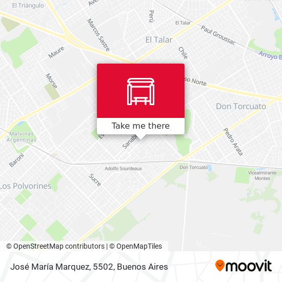 José María Marquez, 5502 map