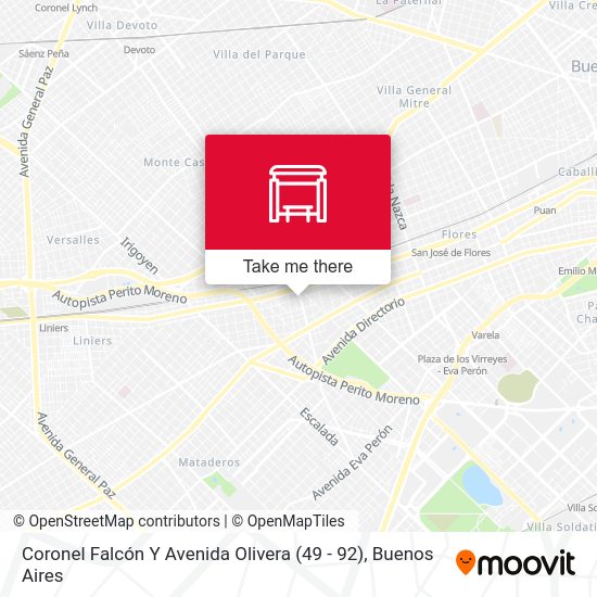 Coronel Falcón Y Avenida Olivera (49 - 92) map