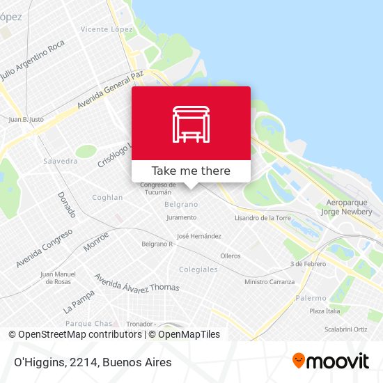 Mapa de O'Higgins, 2214