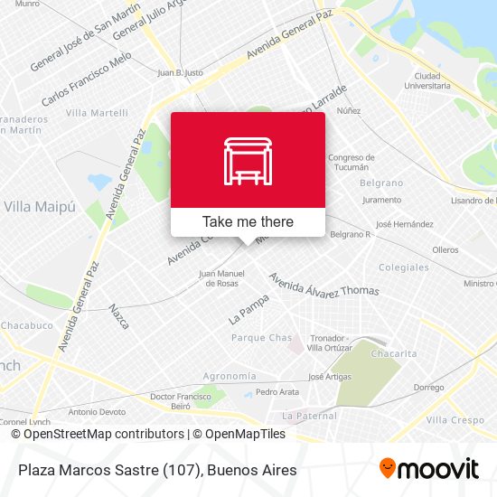 Mapa de Plaza Marcos Sastre (107)